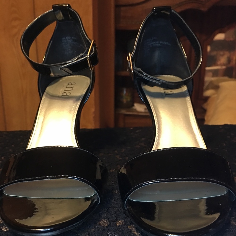 Size 7 A.N.A Black Heels